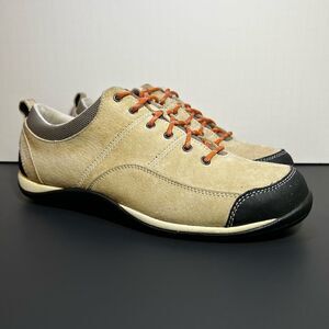 Womens L.L. BEAN Beansport Feldspar Tan Suede Lace Up Sneakers / Size 10 Medium